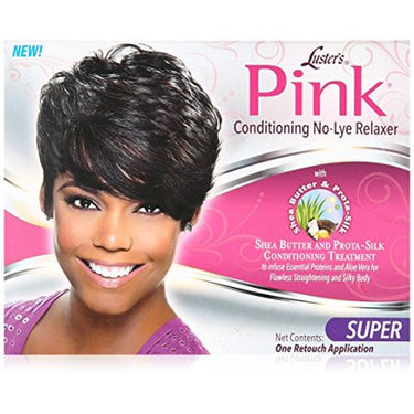Luster's Pink Conditioning No-Lye Relaxer – Super Strength, One Retouch Application - ANNS BEAUTY SUPPLY